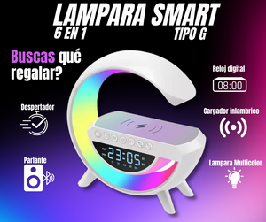 Lampara RGB + Altavoz Bluetooth+Cargador Inalamb
