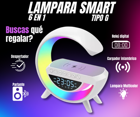 Image of Lampara RGB + Altavoz Bluetooth+Cargador Inalamb